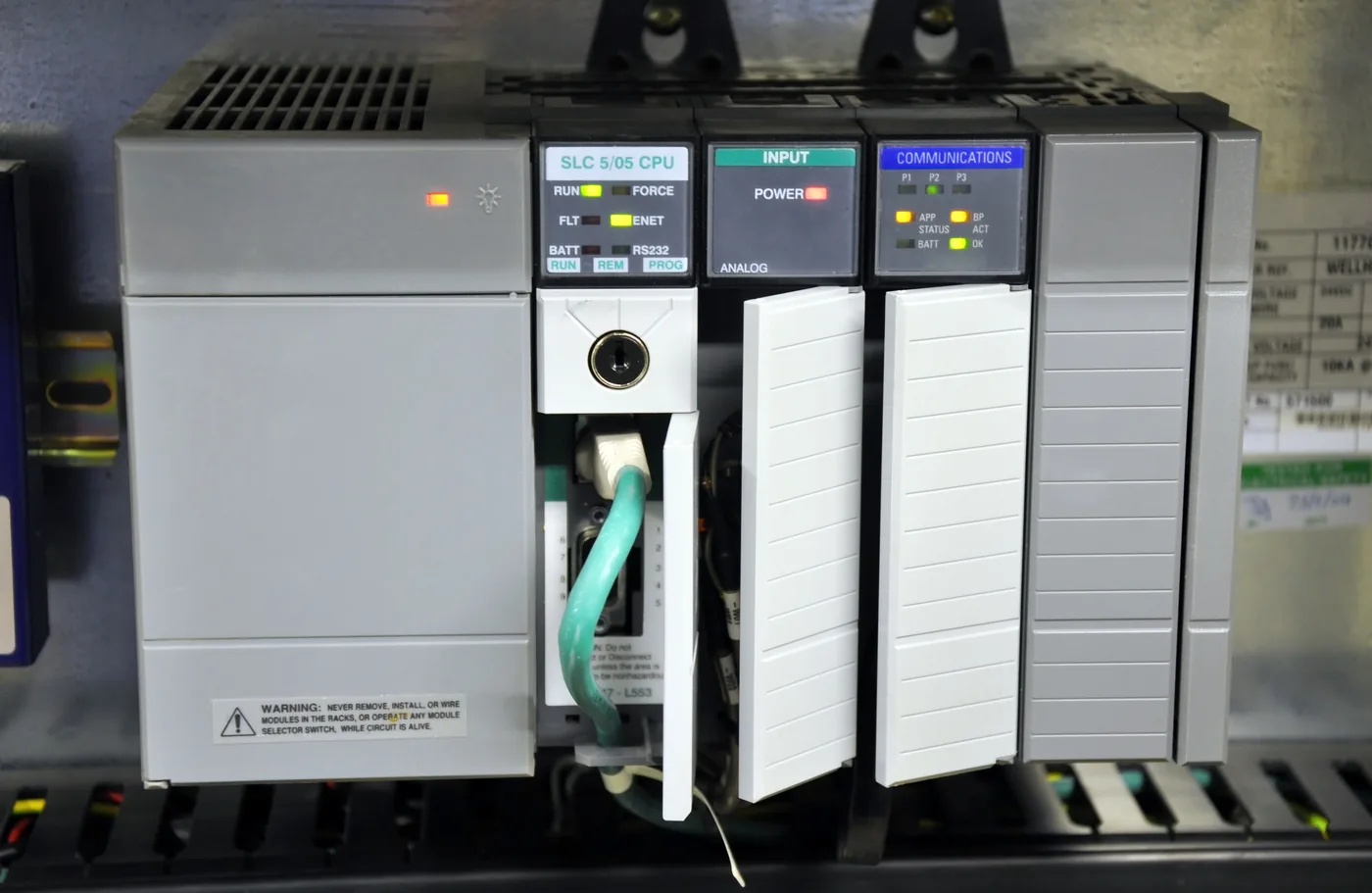 Allen-Bradley SLC rack